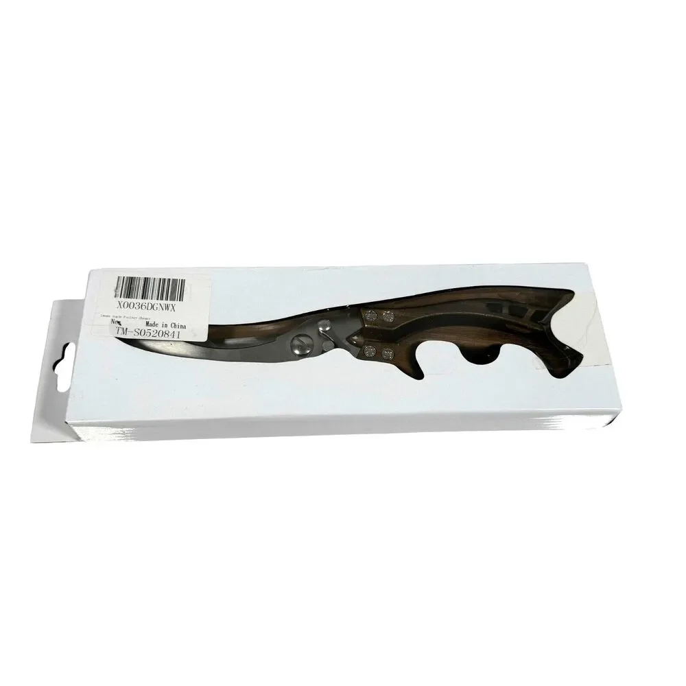 Kitchen Shears Bronze Poultry Heavy Duty Kitchen Scissors Stainless Steel NEW